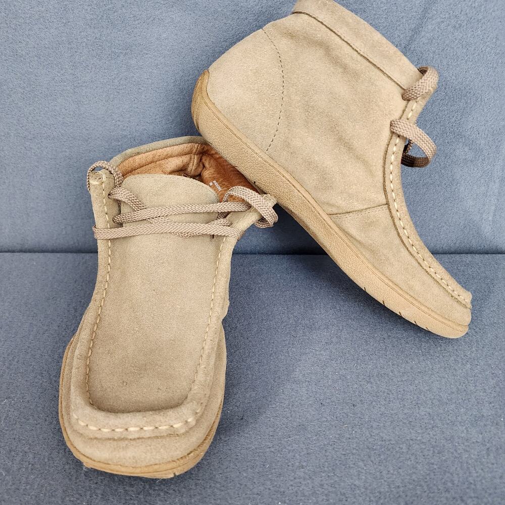 Roots 73 Canada Mens Boots 8M Windsors Chukka Suede Leather Ankle Driving Casual